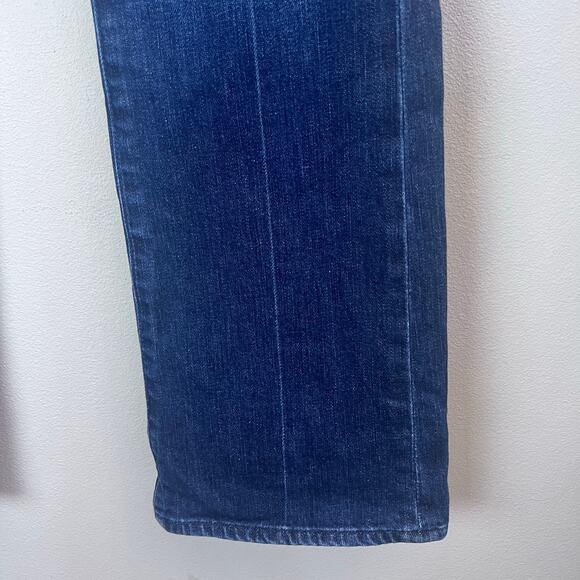 7 For All Mankind Y2K Womens Straight Leg Bootcut Mid Rise Jean Blue Denim 31x34 - Picture 6 of 9